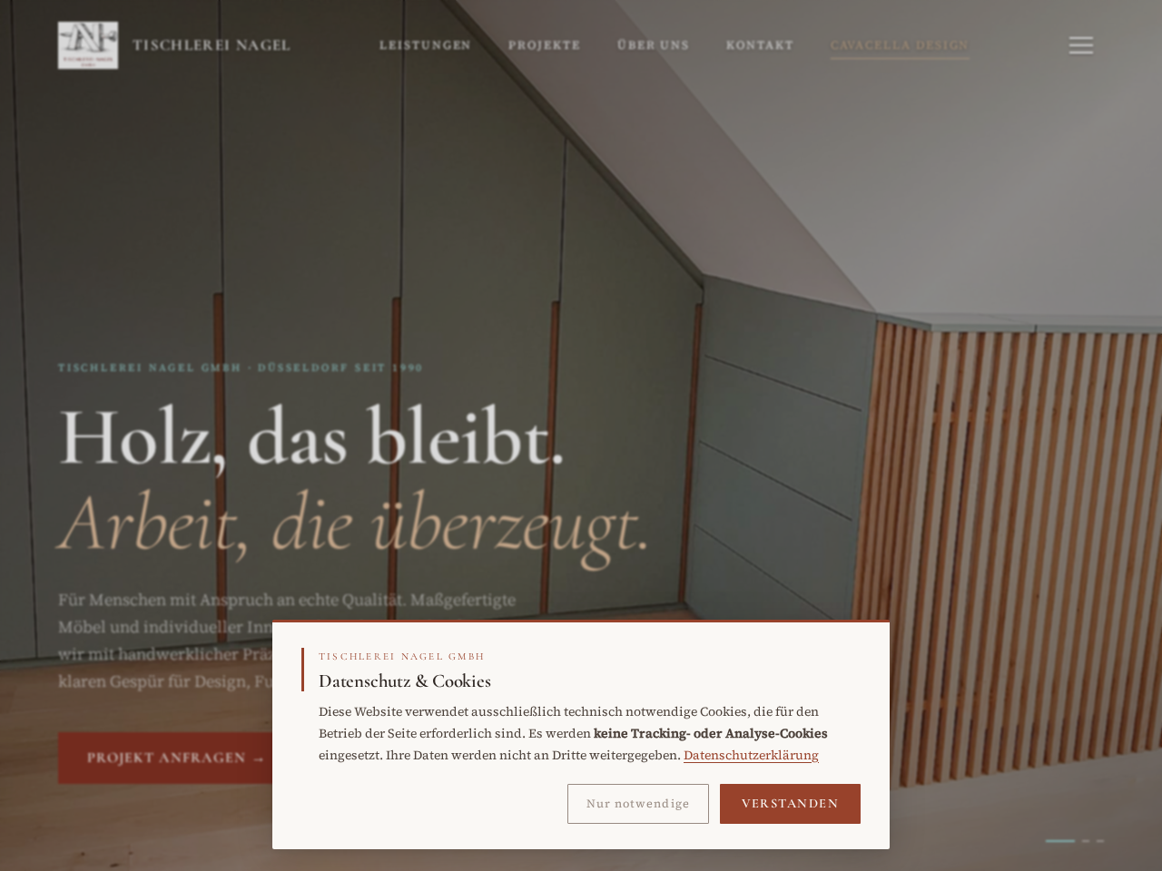 Screenshot von Tischlerei Nagel